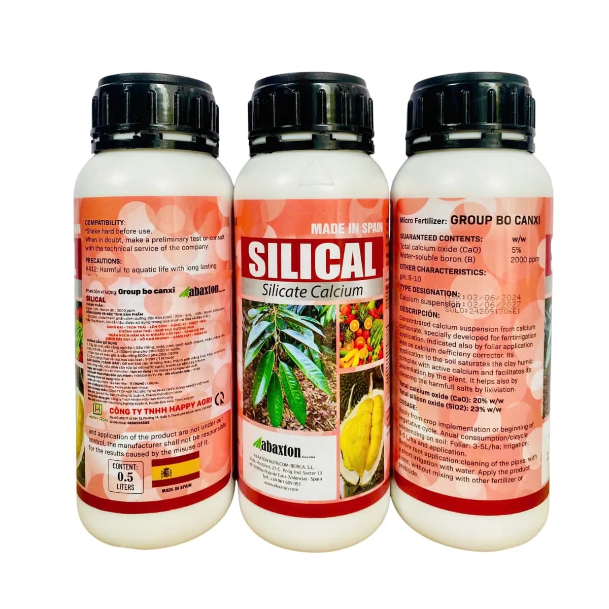 GROUP BO CANXI - SILICAL - 500ML