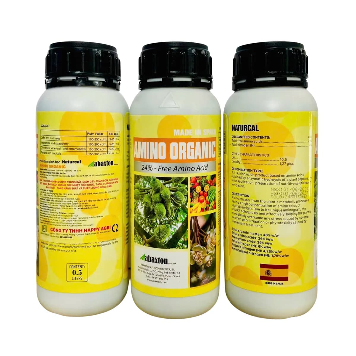 NATURCAL - AMINO ORGANIC - 500ML