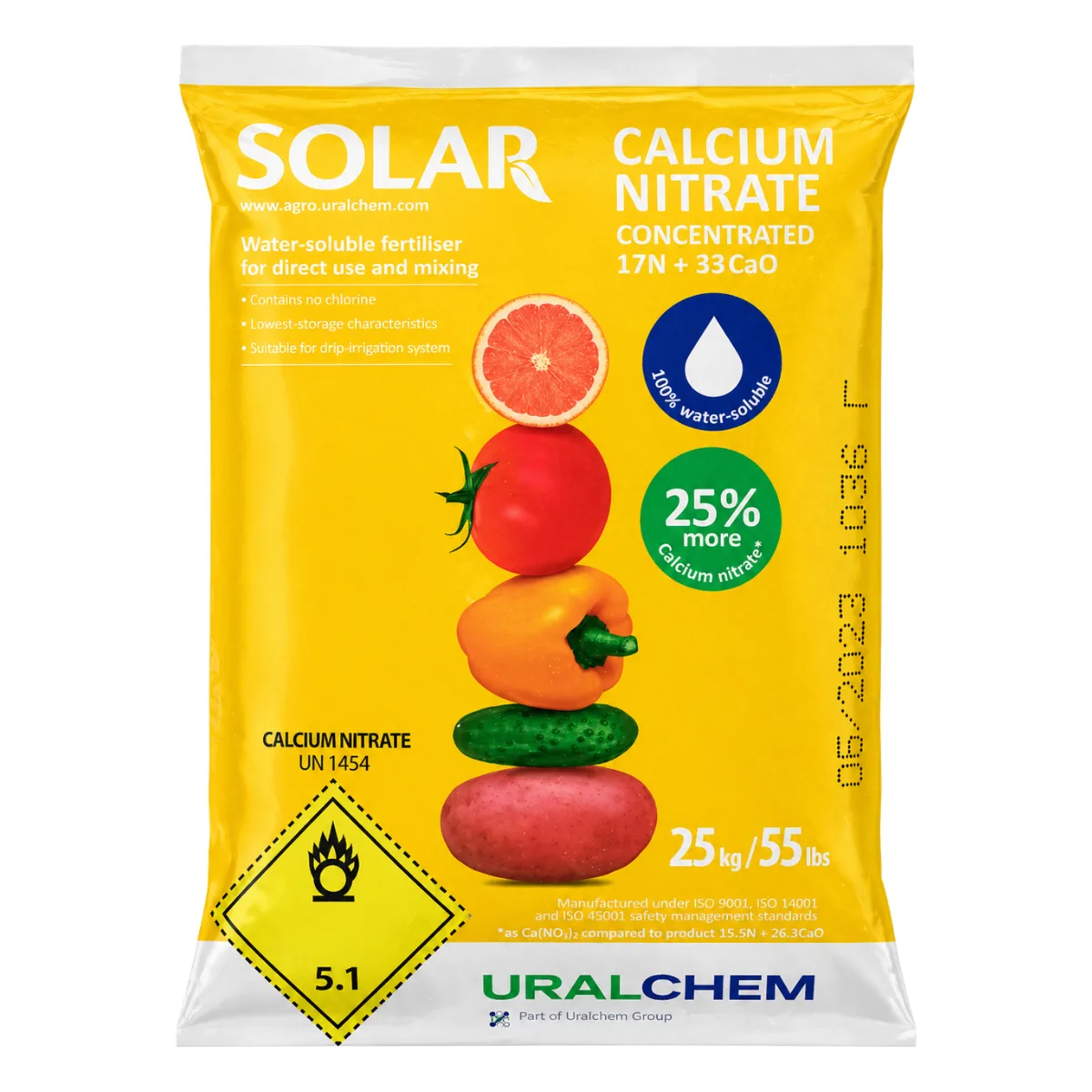 CALCIUM NITRATE 25KG