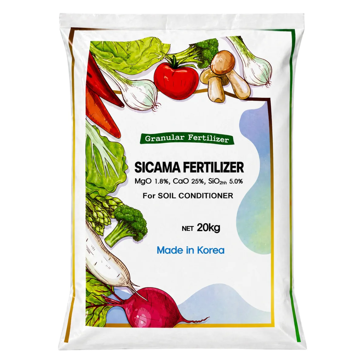 TRUNG VI LƯỢNG KOREA - SICAMA FERTILIZER - 20KG