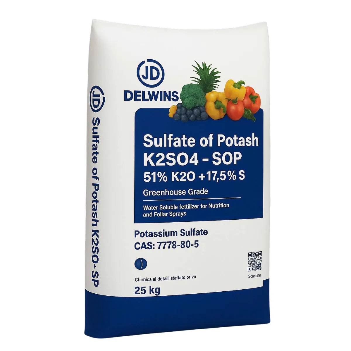 SULFATE OF POTASH K2SO4-SOP 25KG