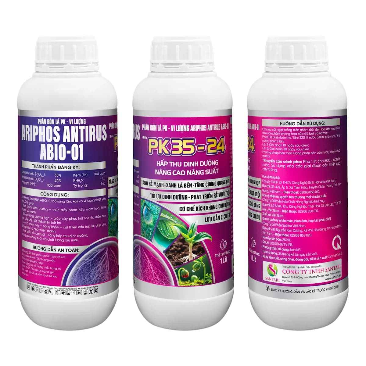 ARIPHOS ANTIRUS ABIO-01 - PK35-24 - 1L