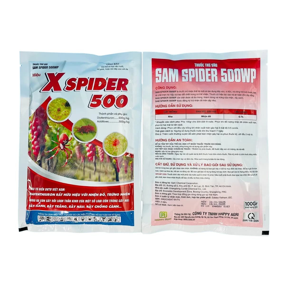 SAM SPIDER 500WP - X SPIDER 500 - 100GR