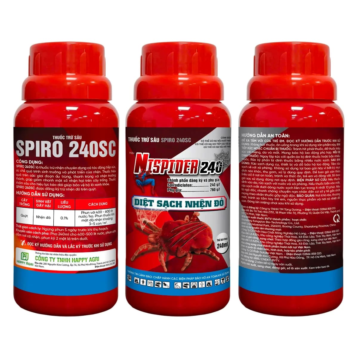 SPIRO 240SC - NISPIDER 240SC - 240ML