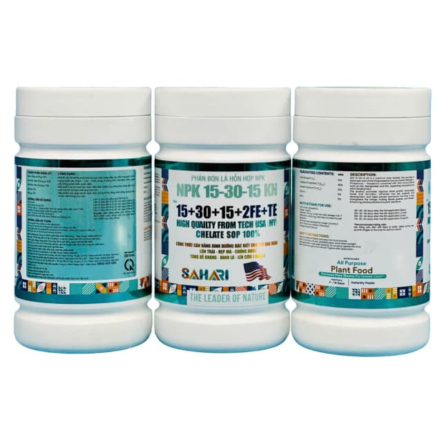 NPK 16-30-15 KN - 15-30-15+2FE+TE - 500GR
