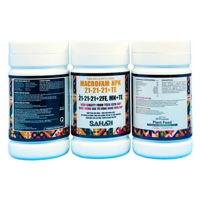 NPK 21-21-21+TE - 21-21-21+2FE,MN+TE - 500GR