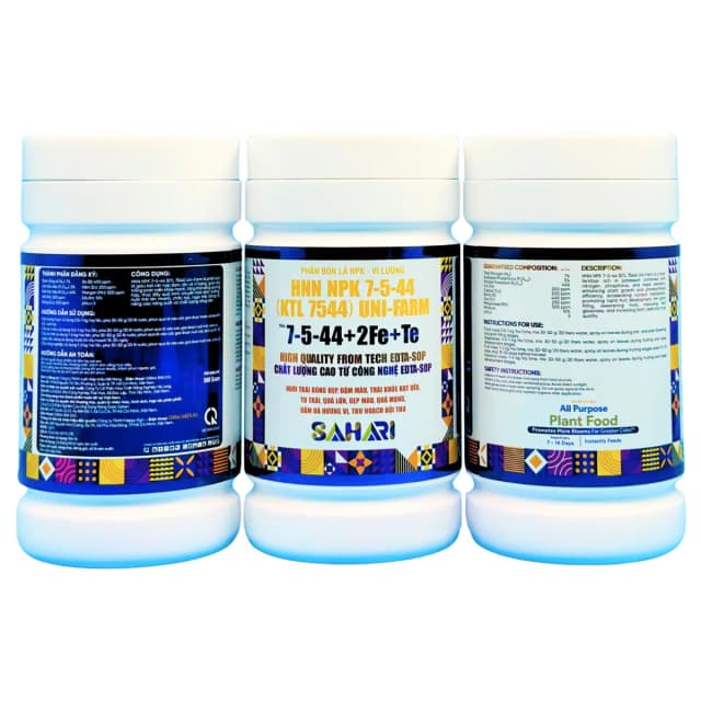 NPK 7-5-44 - 7-5-44+2FE+TE - 500GR