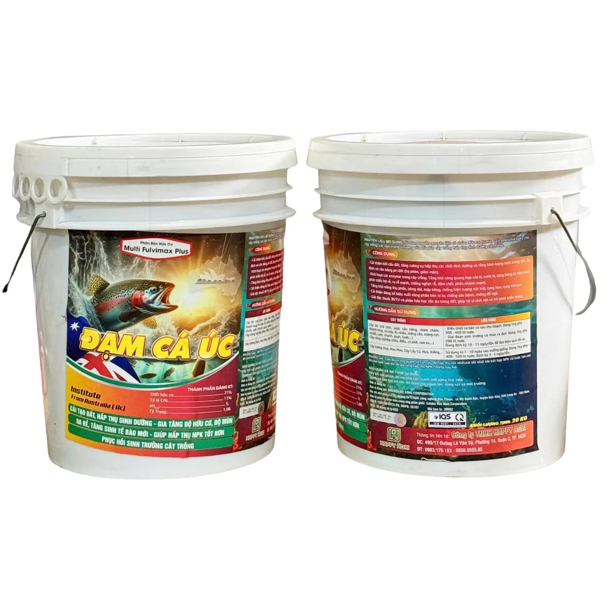 MULTI FULVIMAX PLUS - ĐẠM CÁ ÚC - 20KG