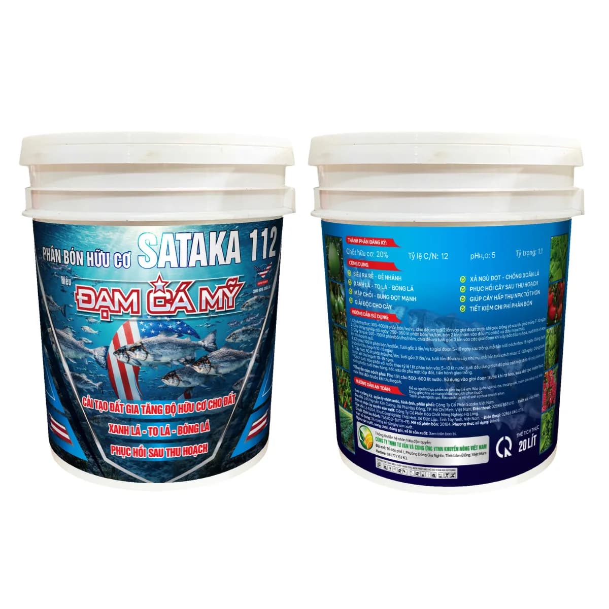 SATAKA 112 - ĐẠM CÁ MỸ - 20KG (2)