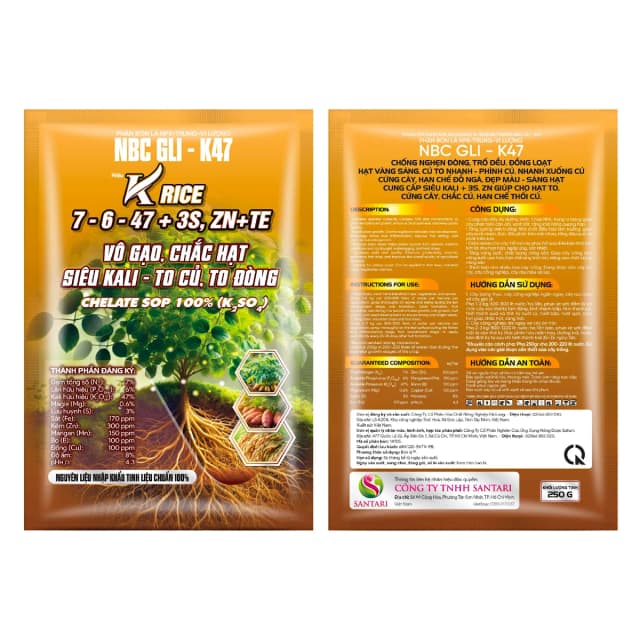 NBC GLI K47 - K-RICE 7-6-47+6S+TE - 250GR