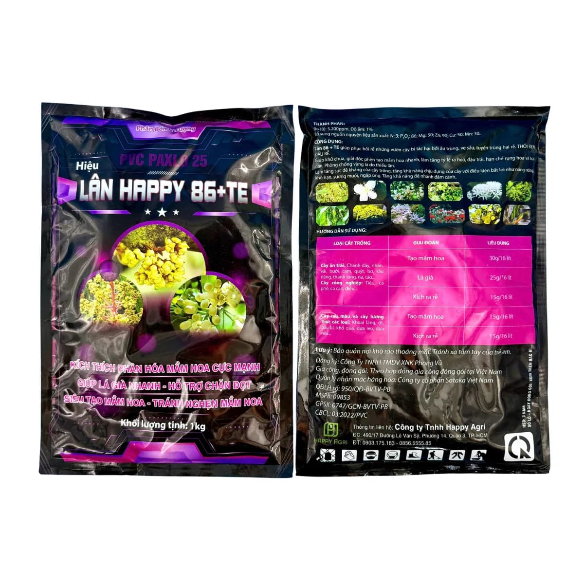 PVC PAXLO 25 - LÂN HAPPY 86+TE - 1KG