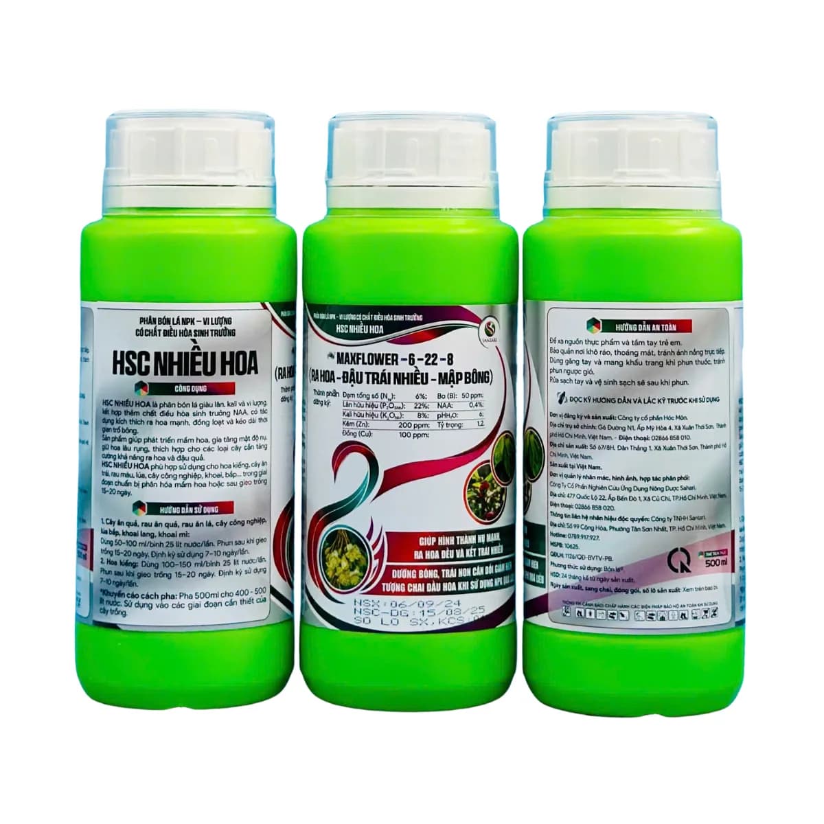 HSC NHIỀU HOA - MAX GROW 6-22-6 - 500ML