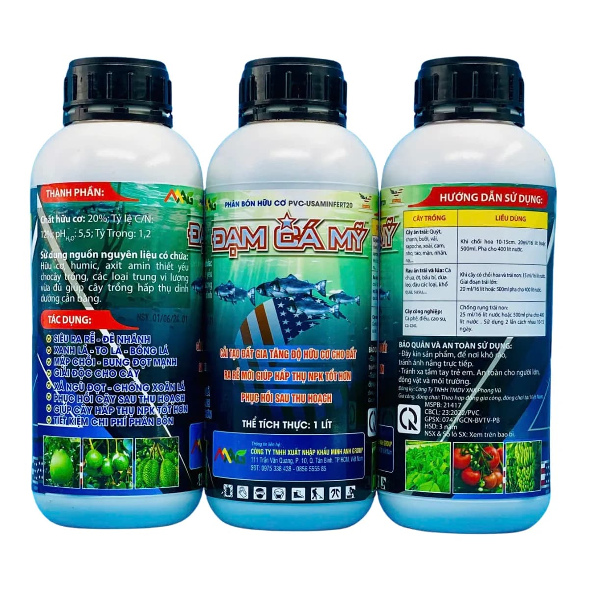 PVC-USAMINFERT20 - ĐẠM CÁ MỸ - 1L