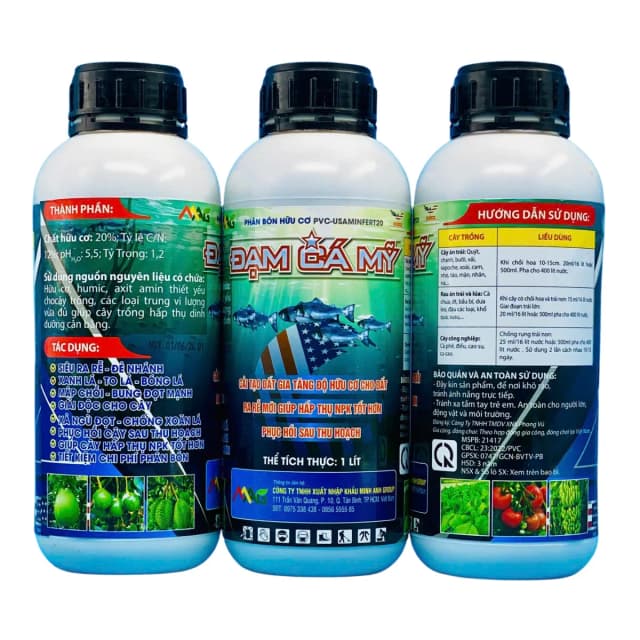 PVC-USAMINFERT20 - ĐẠM CÁ MỸ - 1L