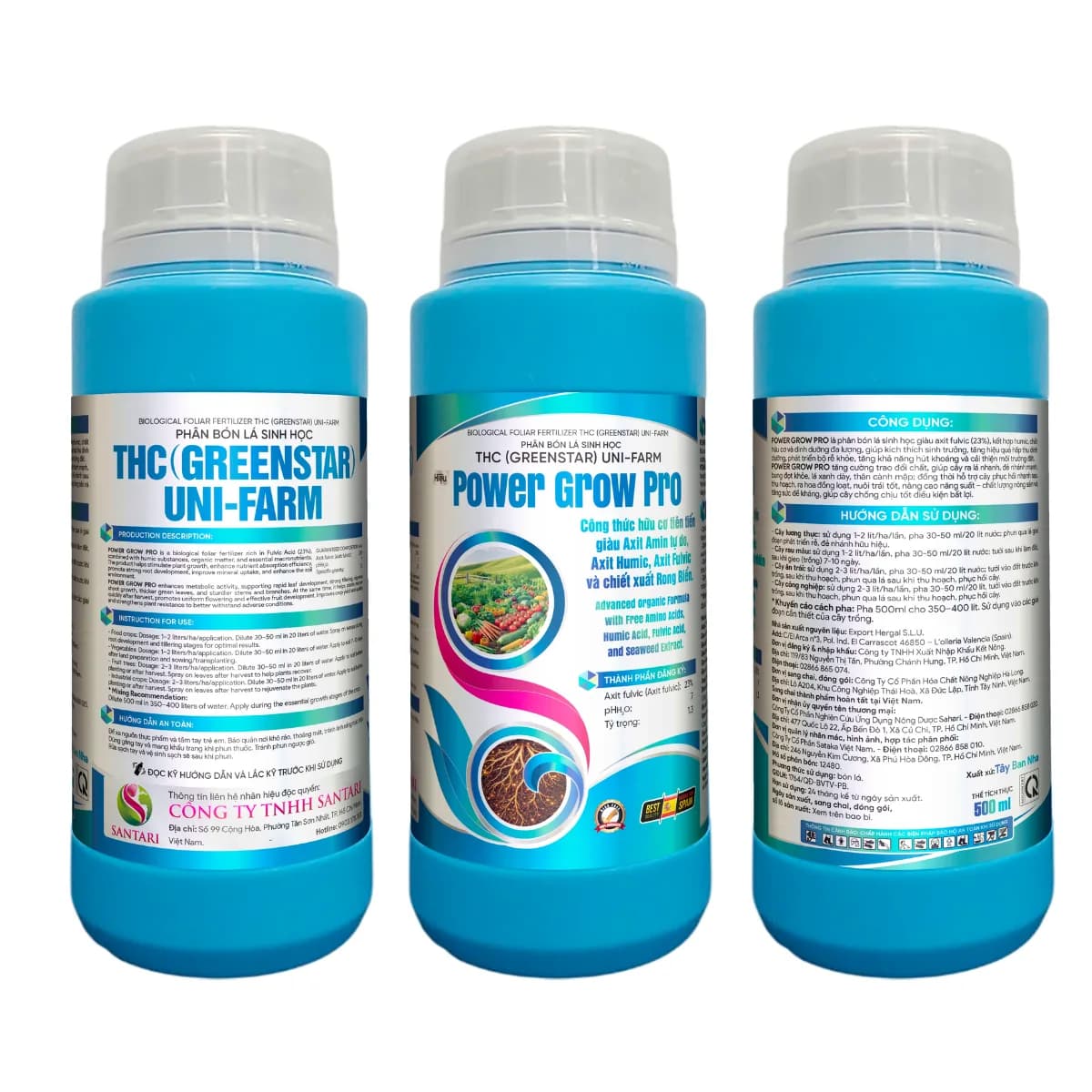 THC (GREENSTAR) UNI-FARM - POWER GROW PRO - 500ML