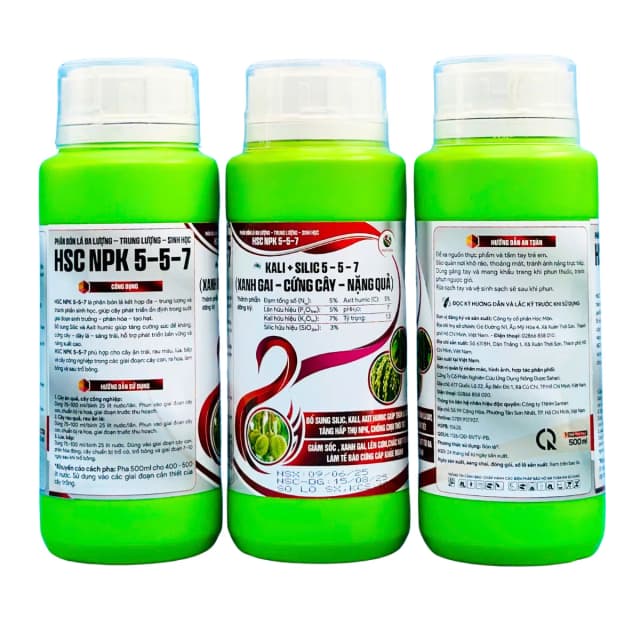 HSC NPK 5-5-7 - KALI+SILIC 5-5-7 - 500ML