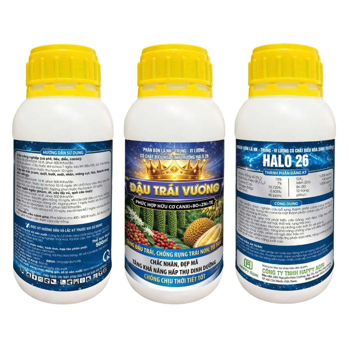 HALO 26 - ĐẬU TRÁI VƯƠNG - 500ML