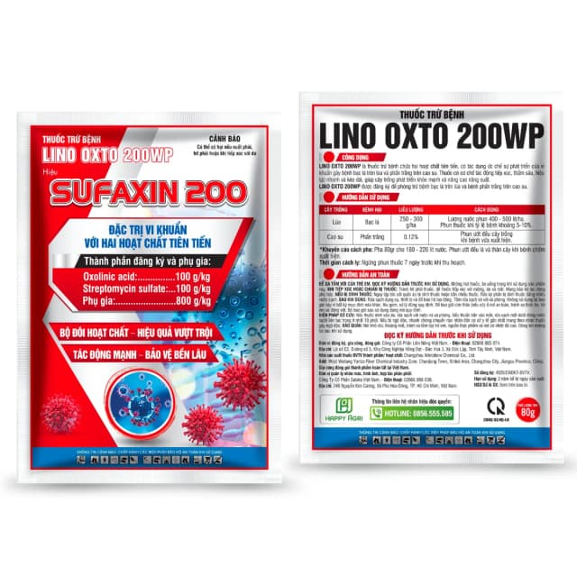 LINO OXTO 200WP - SUFAXIN 200 - 80GR