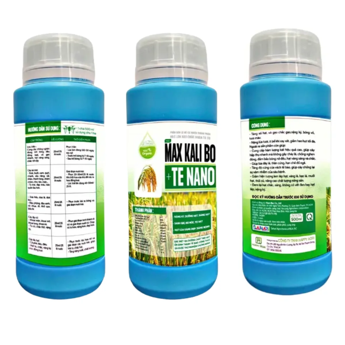 NBC LỚN HẠT-CHẮC CHẮN-TO CỦ - MAX KALI BO - 500ML