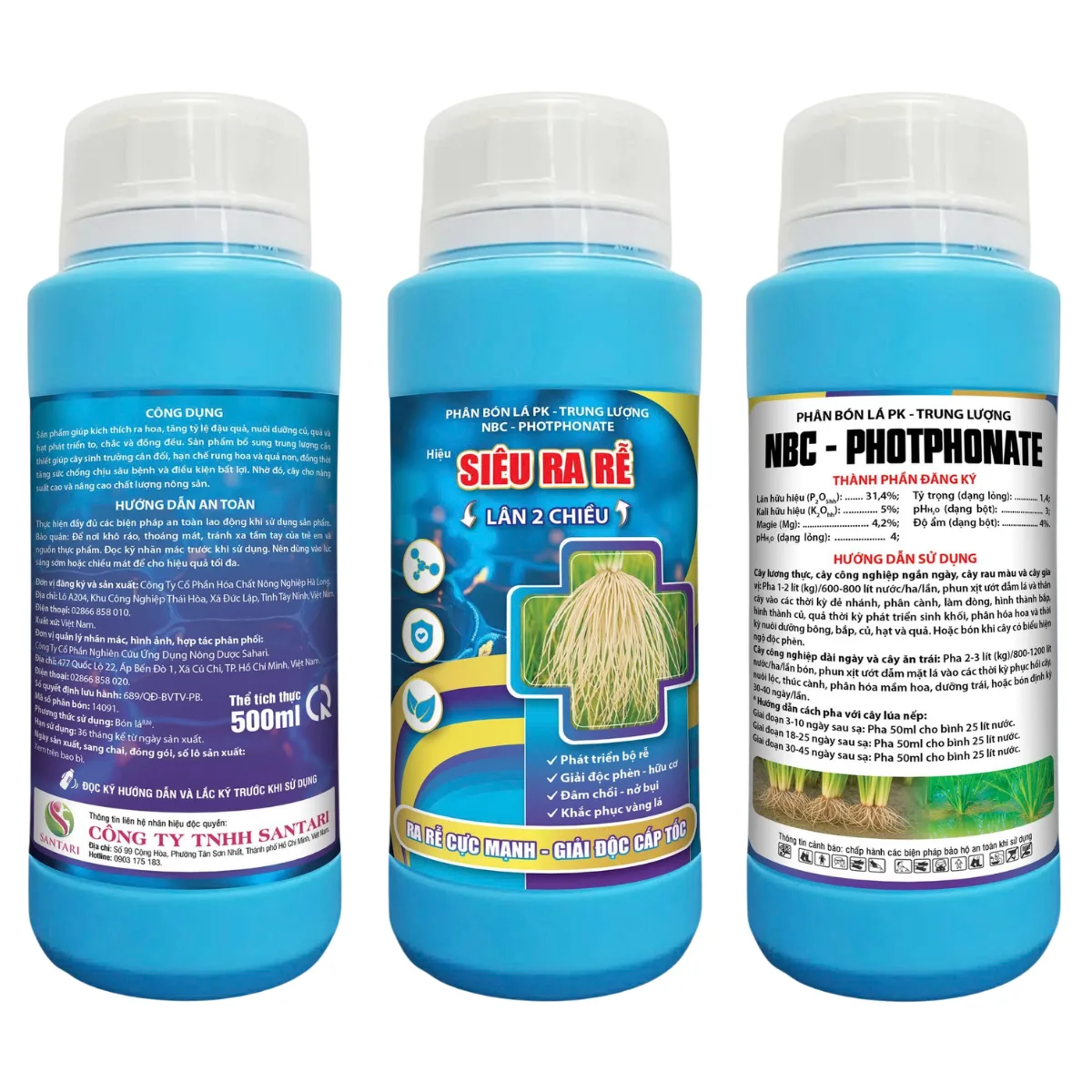 NBC PHOTPHONATE - SIÊU RA RỄ - 500ML