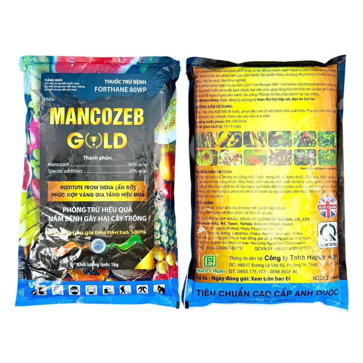 FORTHANE 80WP - MANCOZEB GOLD - 1KG