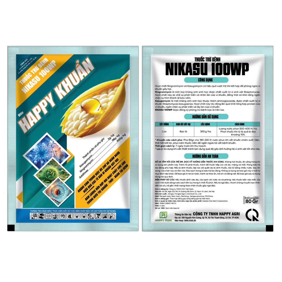 NIKASU 100WP - HAPPY KHUẨN - 80GR