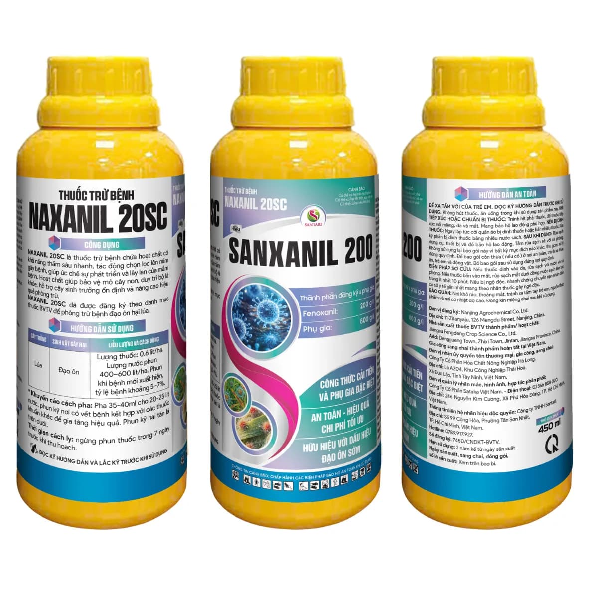 NAXANIL 20SC - SANXANIL 200 - 450ML