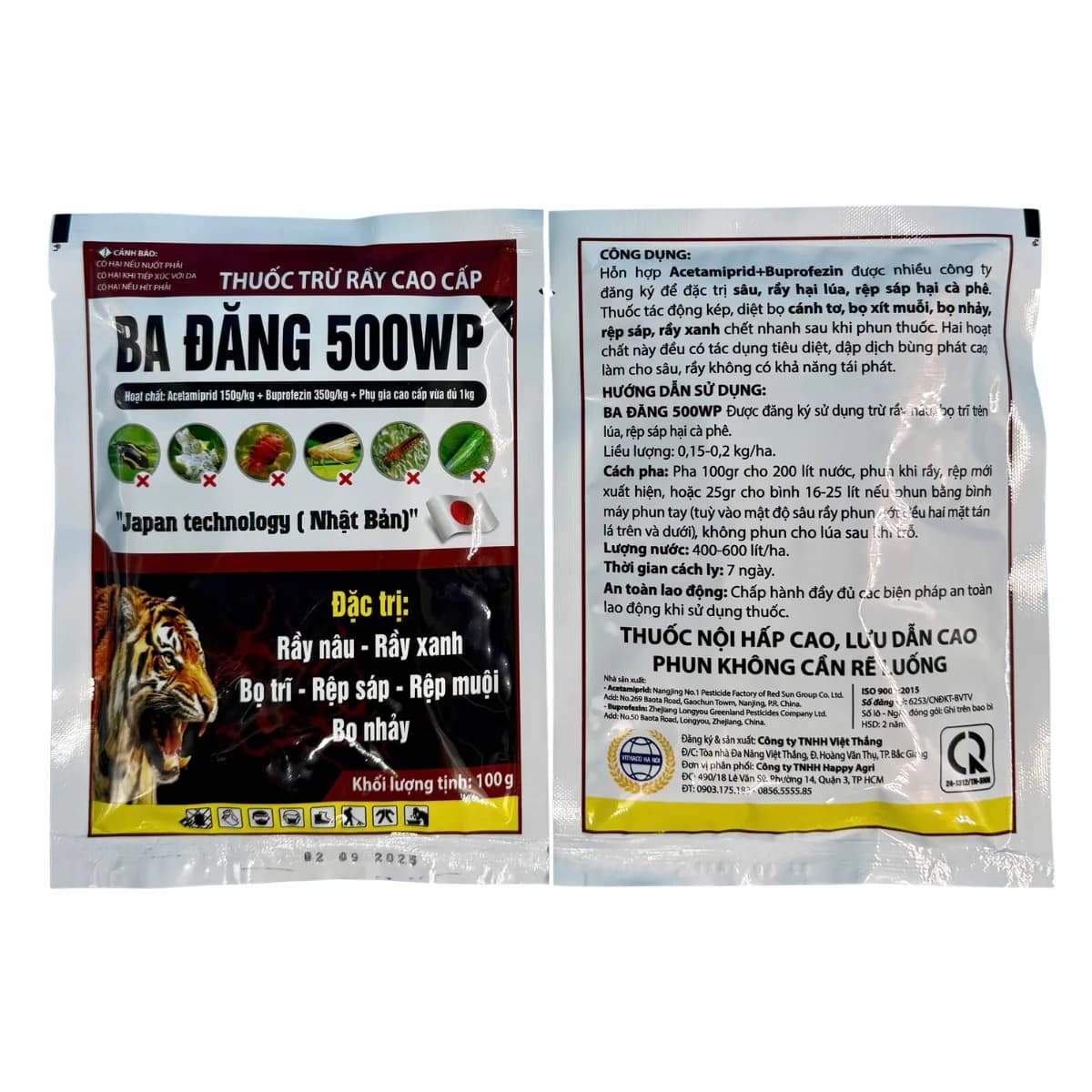 BA ĐĂNG 500WP - 100GR