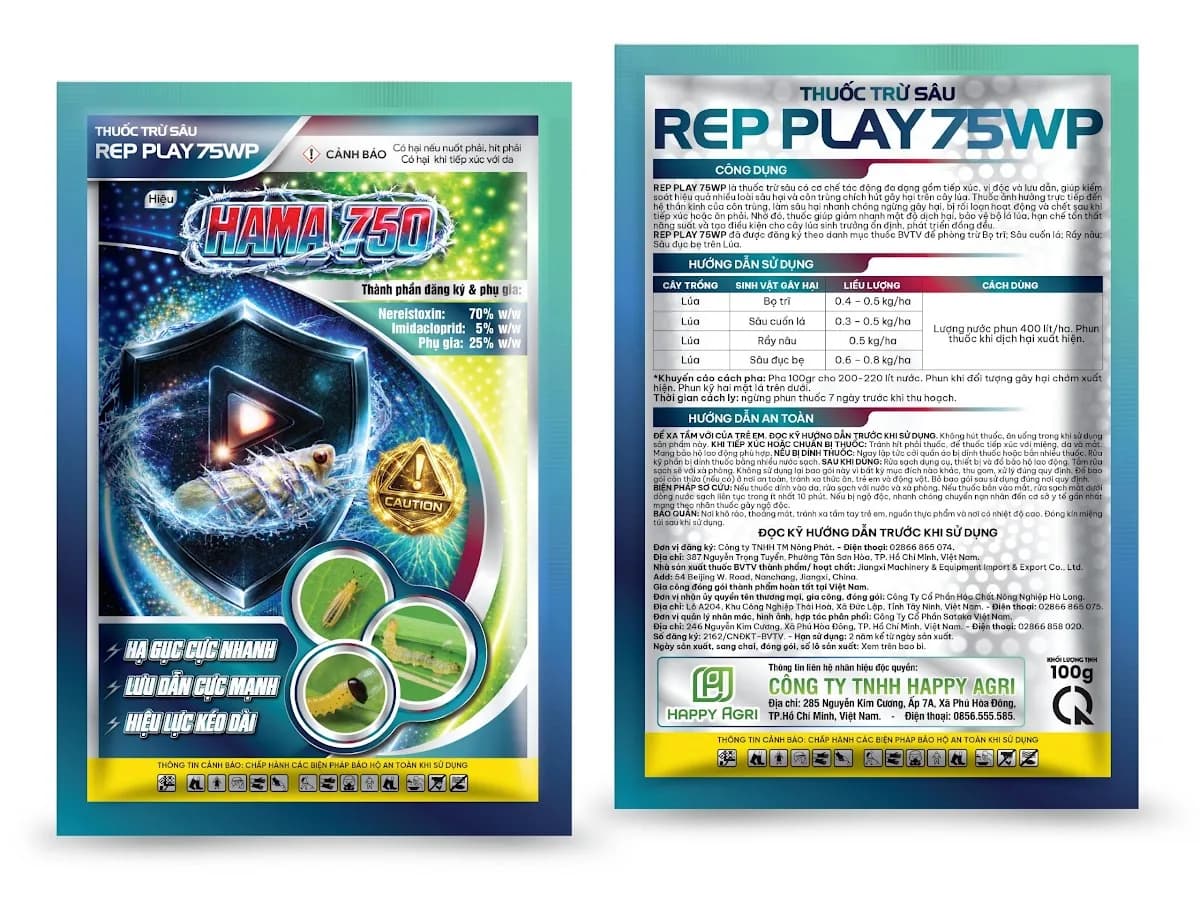 REP PLAY 75WP - HAMA 750 - 100GR