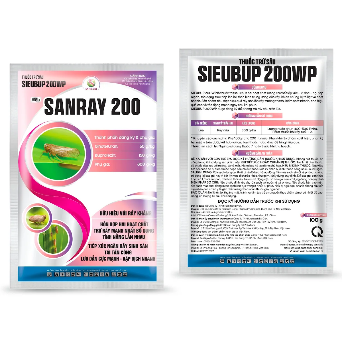 SIEUBUP 200WP - SANRAY 200 - 100GR