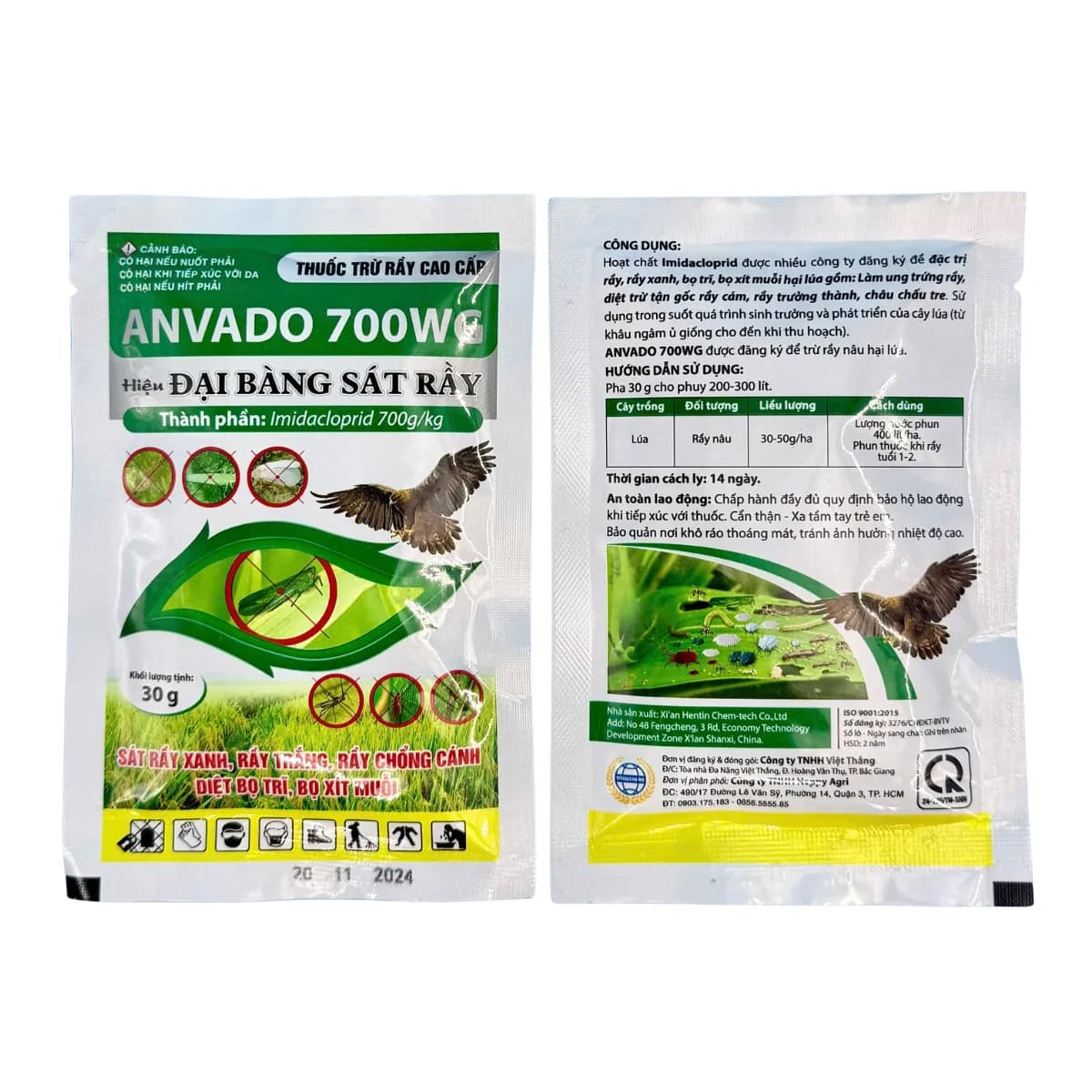 ANVANDO 700WG - ĐẠI BÀNG SÁT RẦY - 30GR