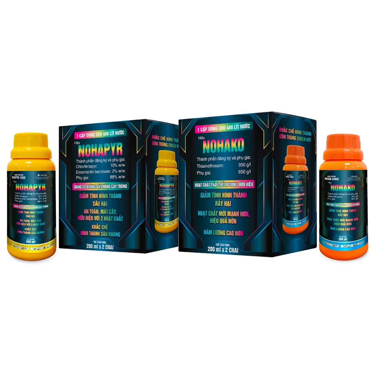 CẶP ĐÔI NOHAKO VÀ NOHAPYR - 200ML