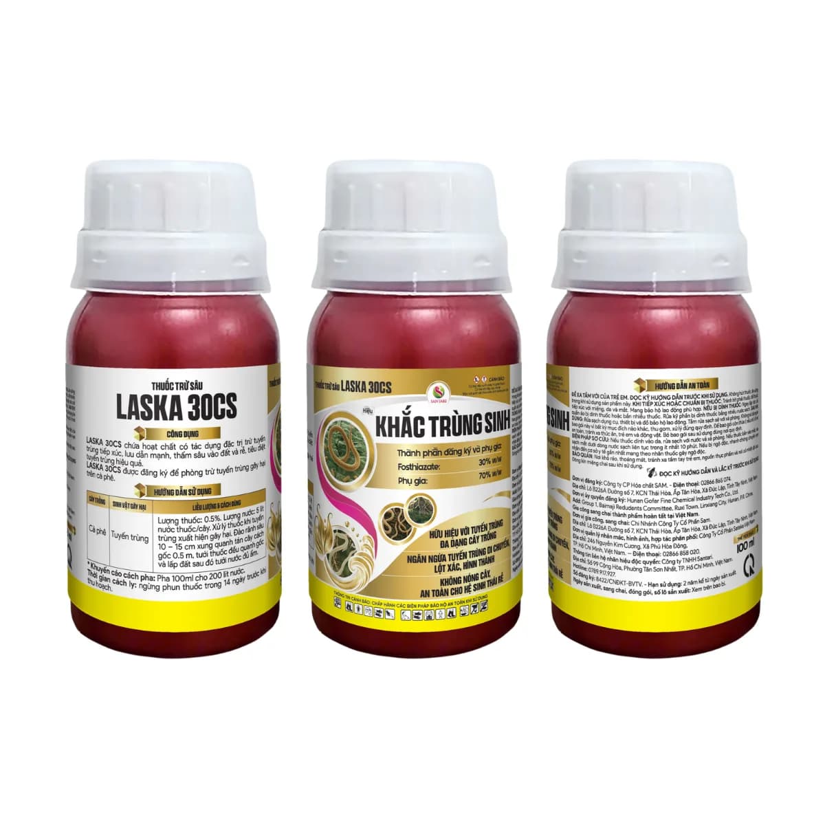 LASKA 30CS - KHẮC TRÙNG SINH - 100ML