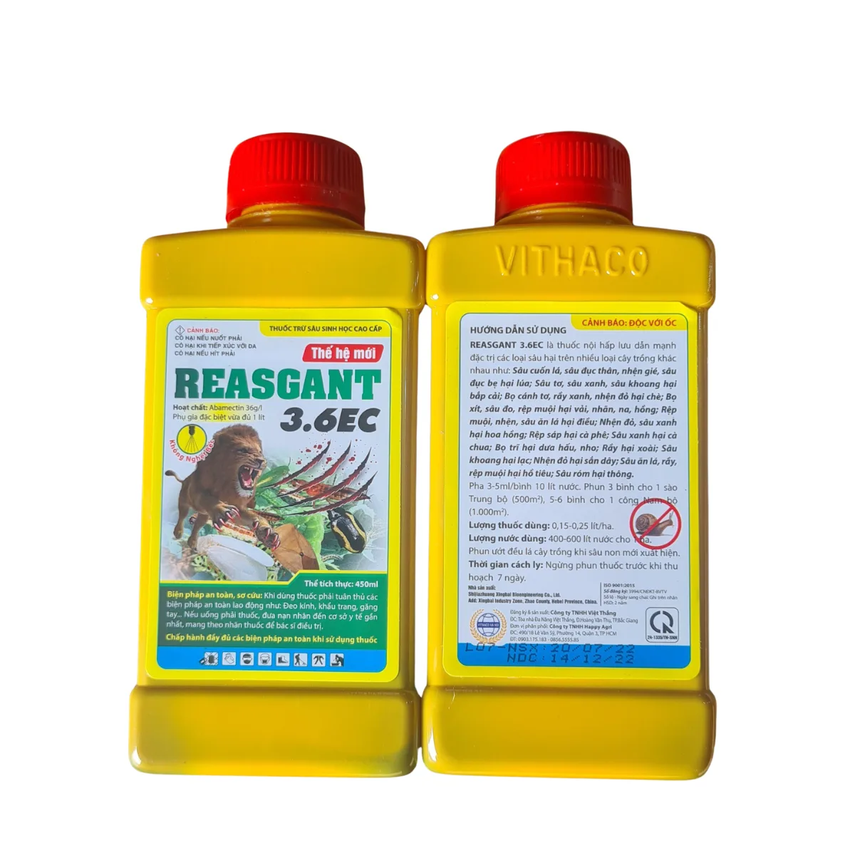 REASGANT 3.6EC - 450ML - THẾ HỆ MỚI
