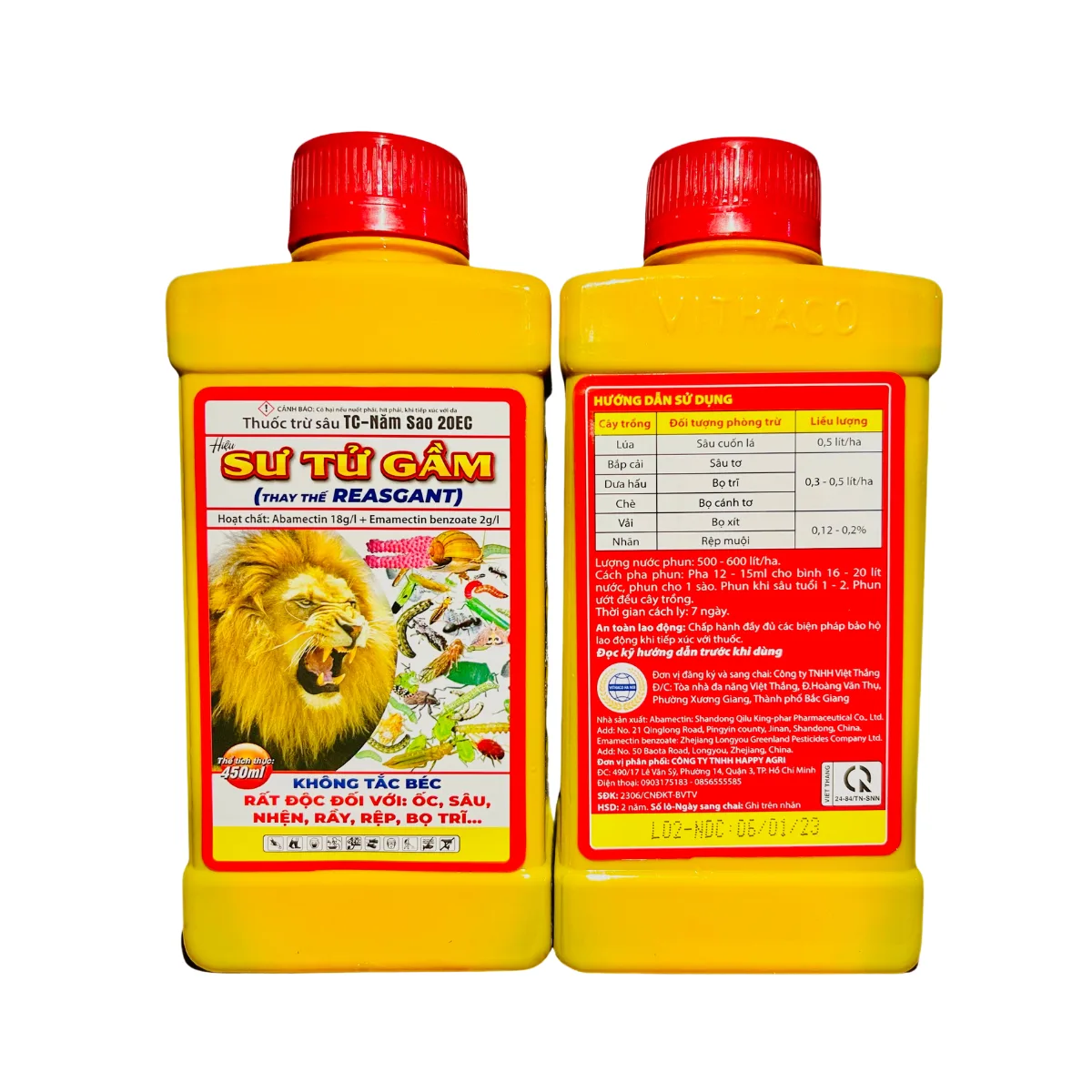 TC-NĂM SA 20EC - SƯ TỬ GẦM - 450ML