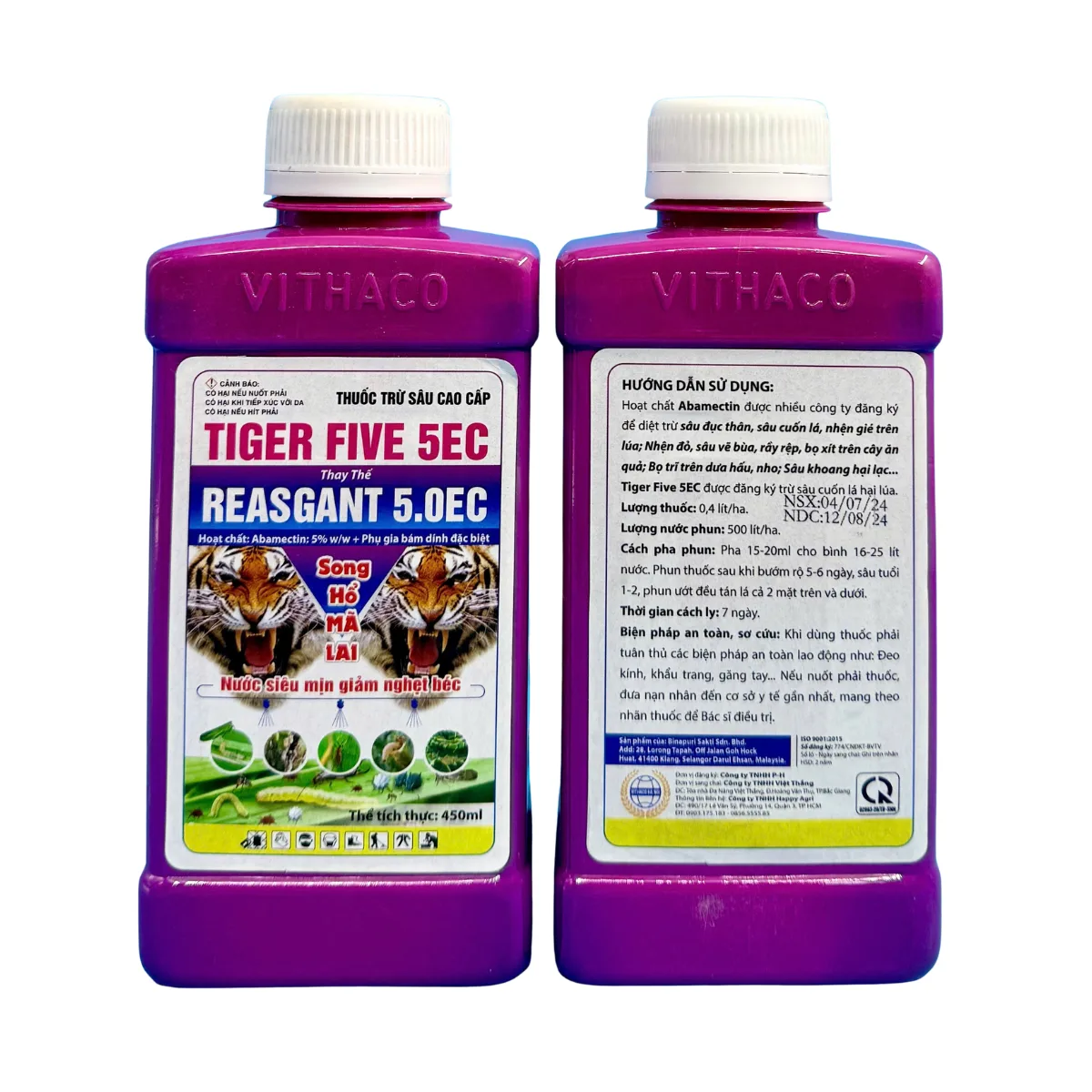 TIGER FIVE 5EC - REASGANT 5.0EC - 450ML