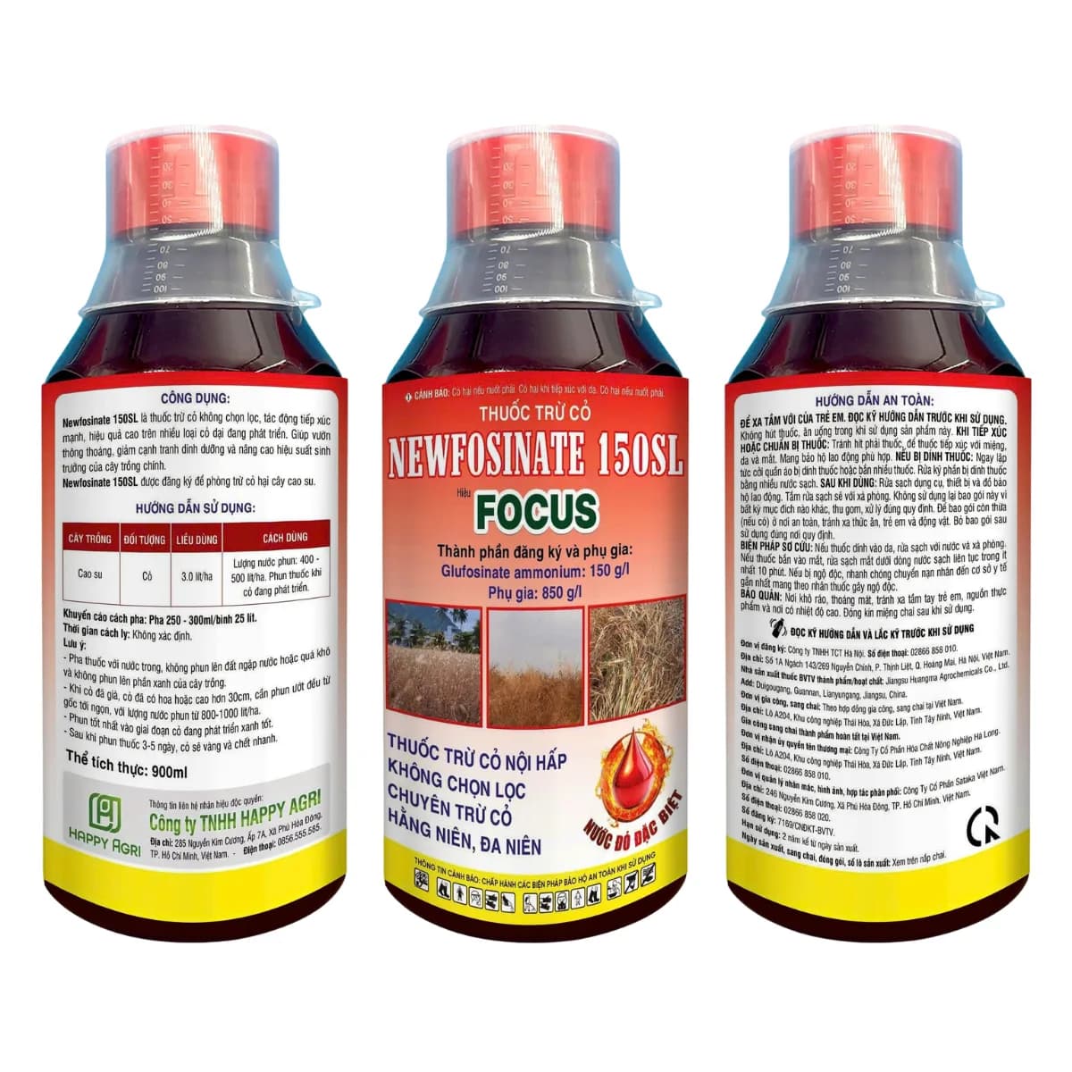 NEWFOSINATE 150SL - FOCUS NƯỚC ĐỎ - 900ML