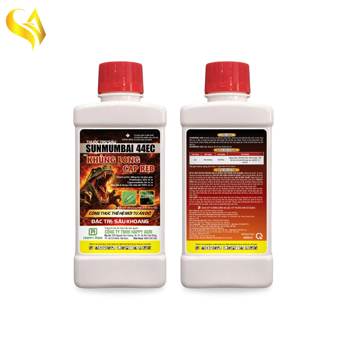 SUNMUMBAI 44EC - KHỦNG LONG CẠP REB - 450ML