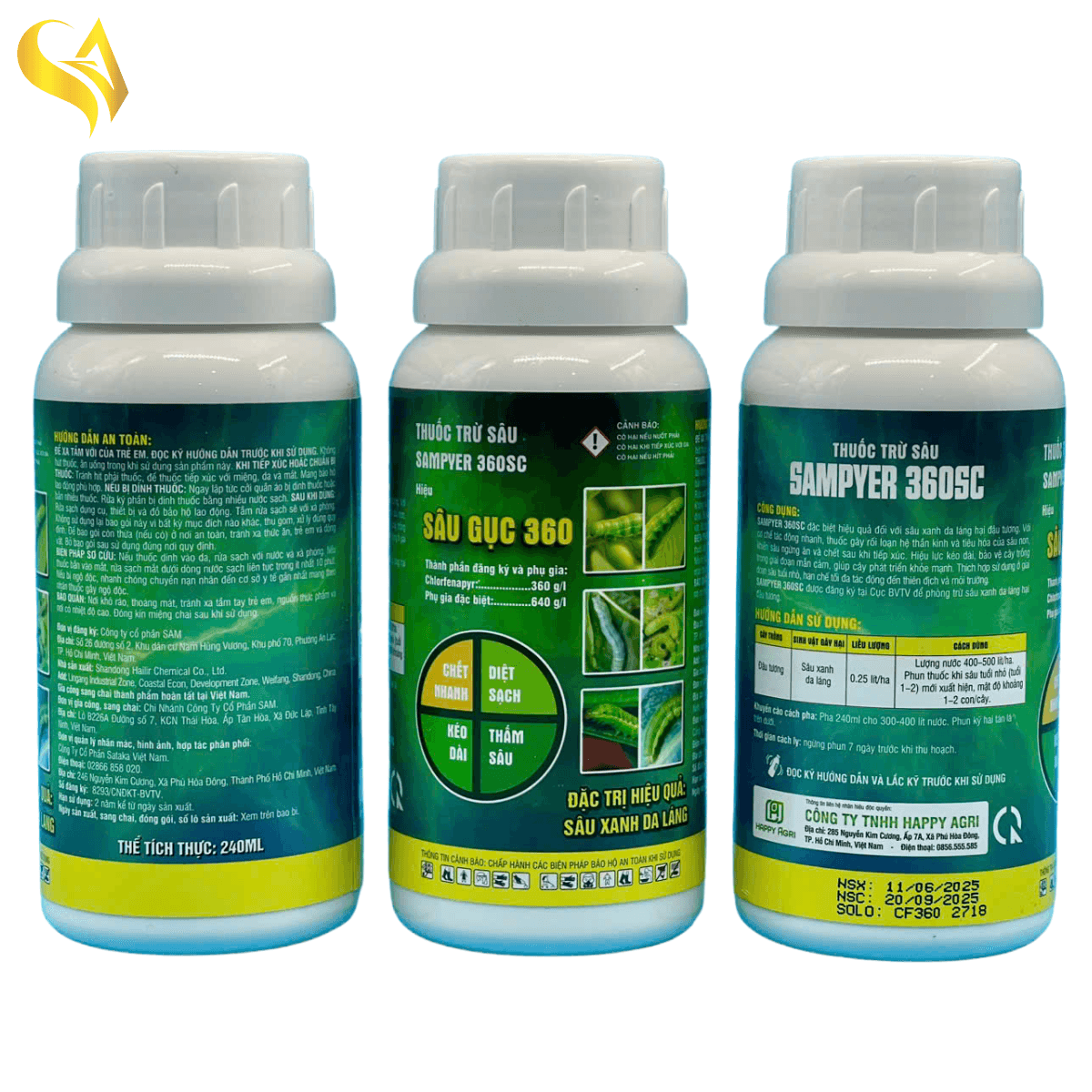 SAMPYER 360SC - SÂU GỤC 360 - 240ML
