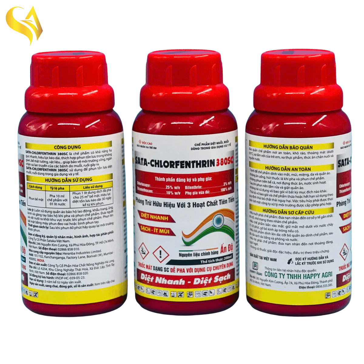 SATA-CHLORFENTHRIN 380SC - 200ML