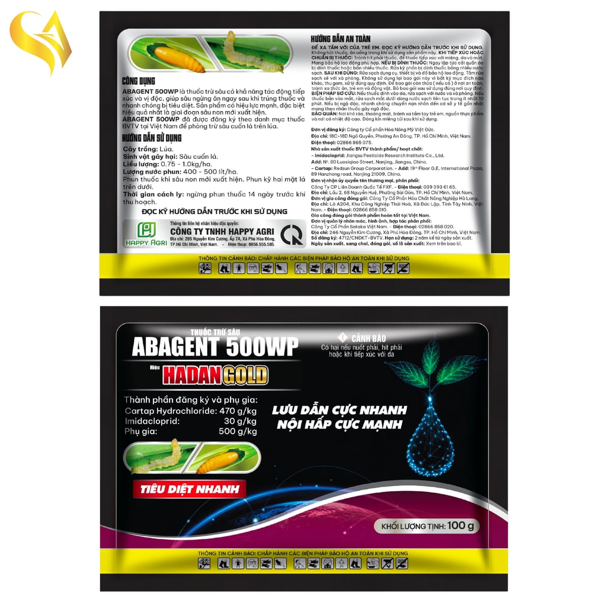 ABAGENT 500WP - HADANGOLD - 100GR