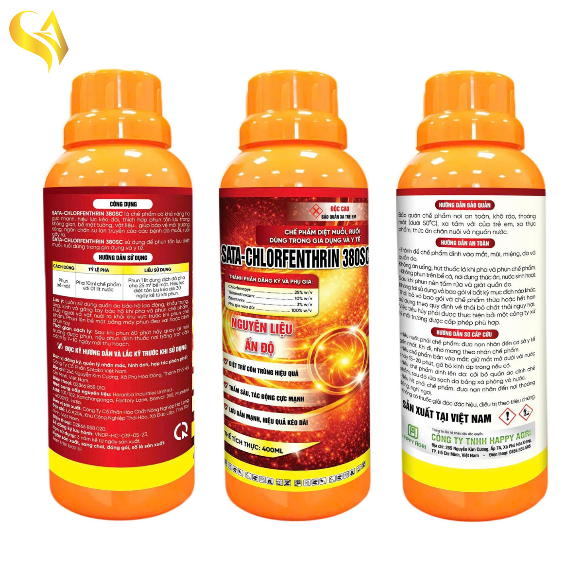SATA-CHLORFENTHRIN 380SC - 400ML