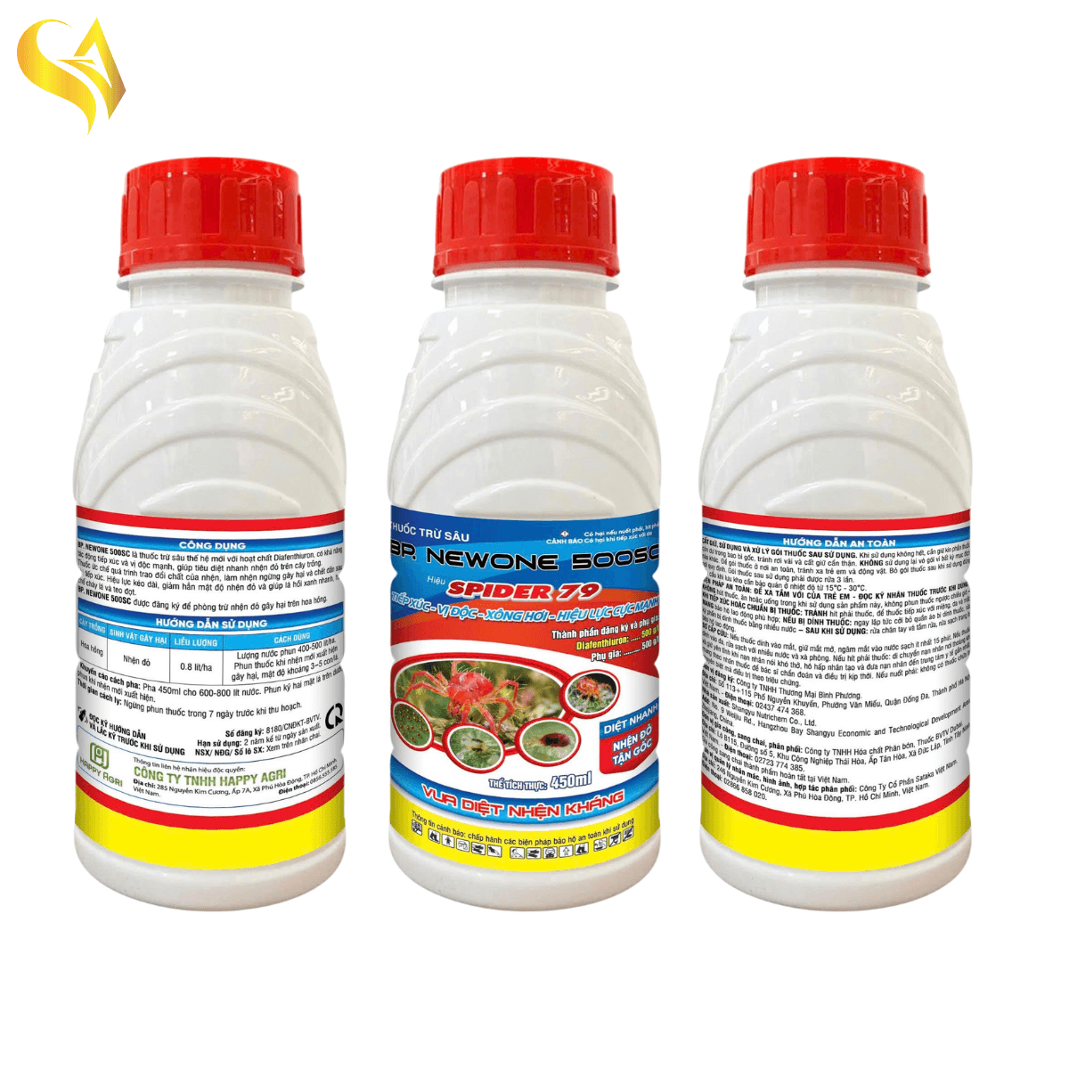 BP.NEWONE 500SC - SPIDER 79 - 450ML