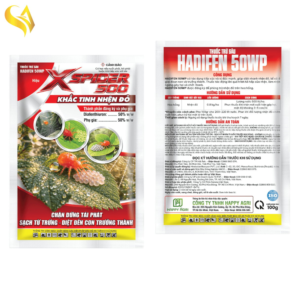 HADIFEN 50WP - XSPIDER 500 - 100GR