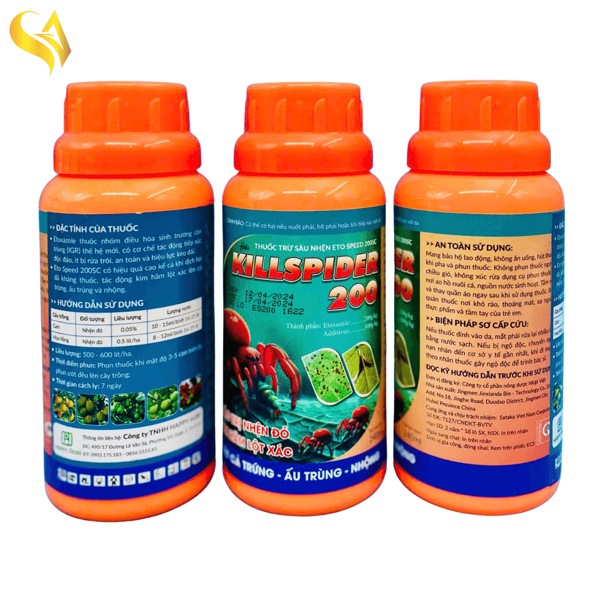 ETO SPEED 200SC - KILLSPIDER 200 - 240ML