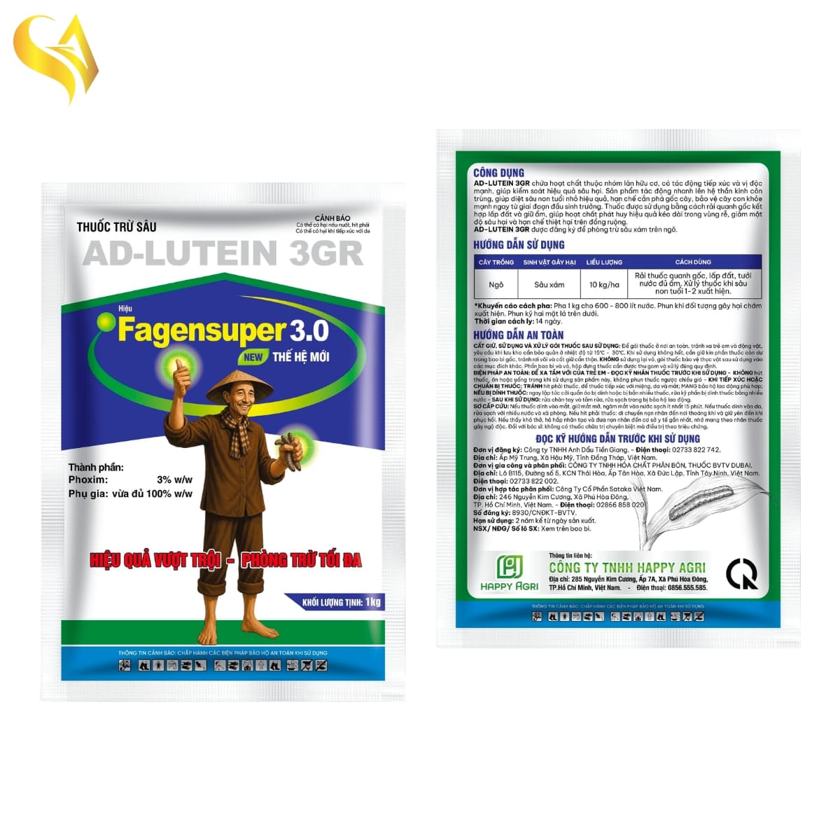 AD-LUTEIN 3GR - Fagensuper 3.0 - 1KG