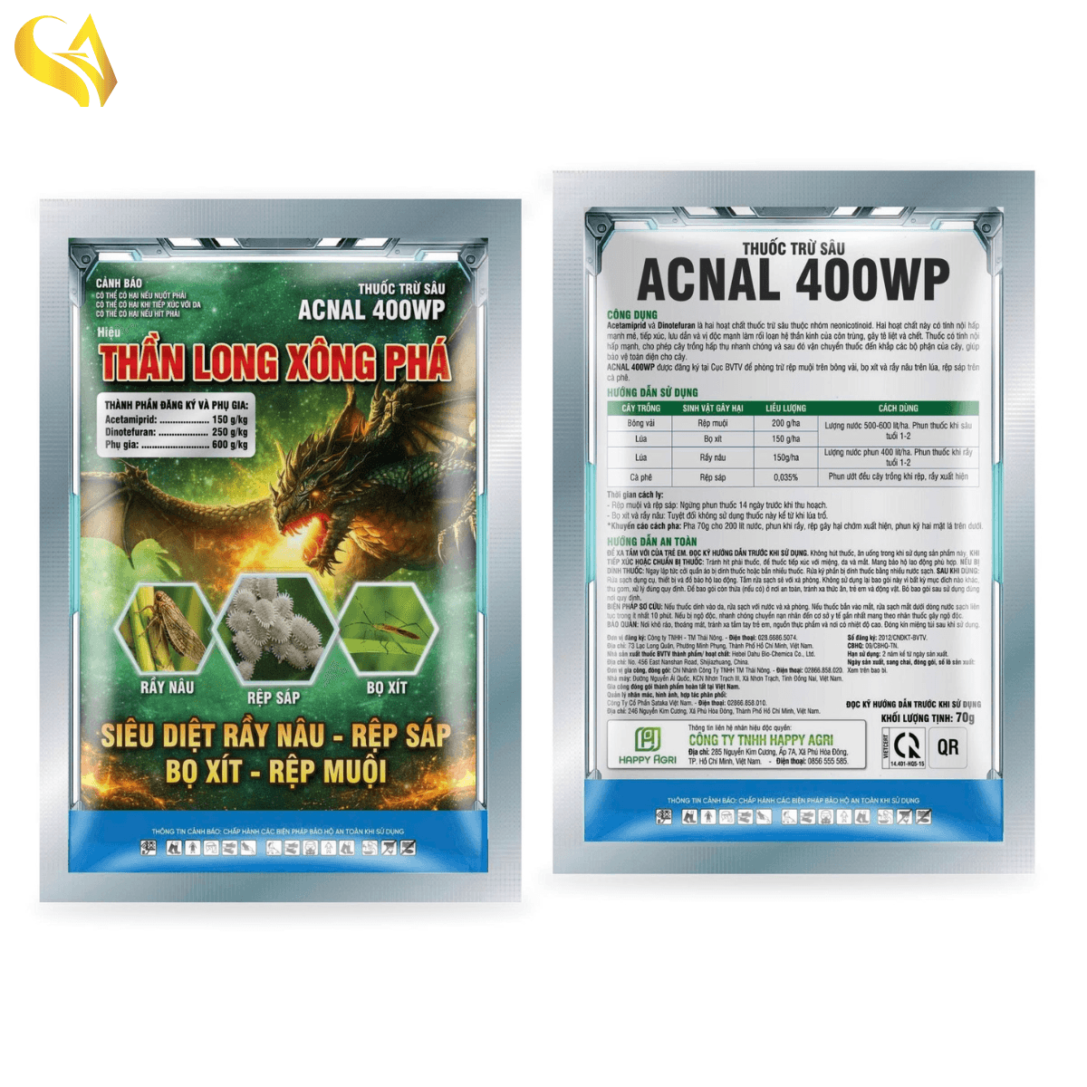 ACNAL 400WP - THẦN LONG XÔNG PHÁ - 70GR