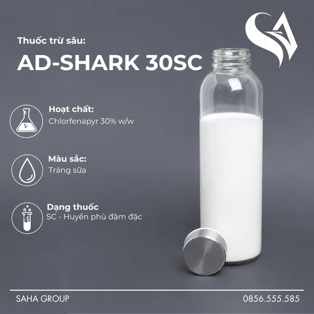 Thuốc Trừ Sâu AD-SHARK 30SC