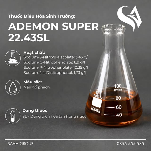 Thuốc Điều Hòa Sinh Trưởng ADEMON SUPER 22.43SL
