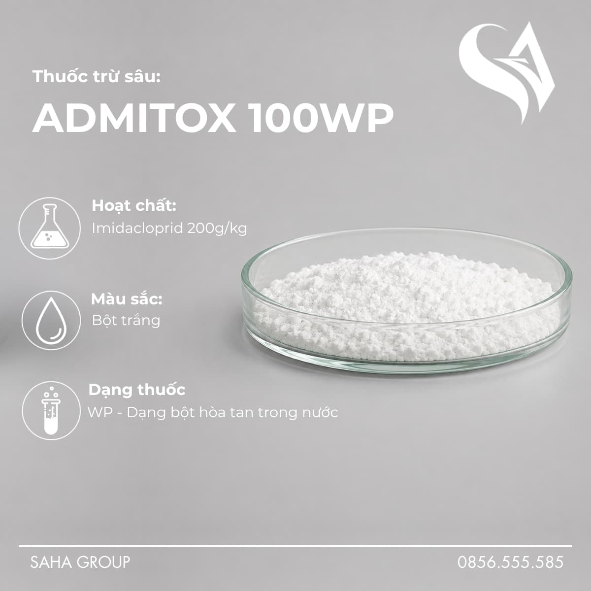 Thuốc trừ sâu ADMITOX 100WP